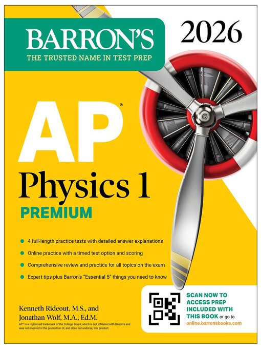 Title details for AP Physics 1 Premium, 2026 by Kenneth Rideout - Wait list